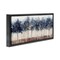 Stupell Industries Trees with Modern Splash Framed Floater Canvas Wall Art